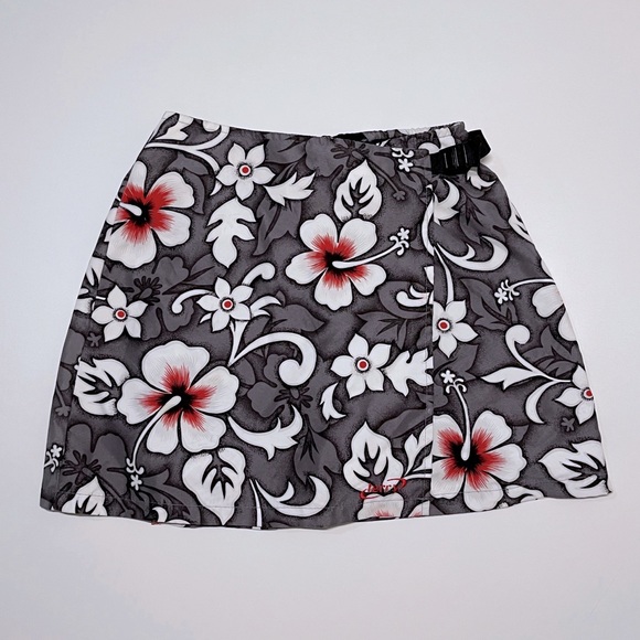 Terry Precision Cycling skort, gray floral print - Picture 1 of 11